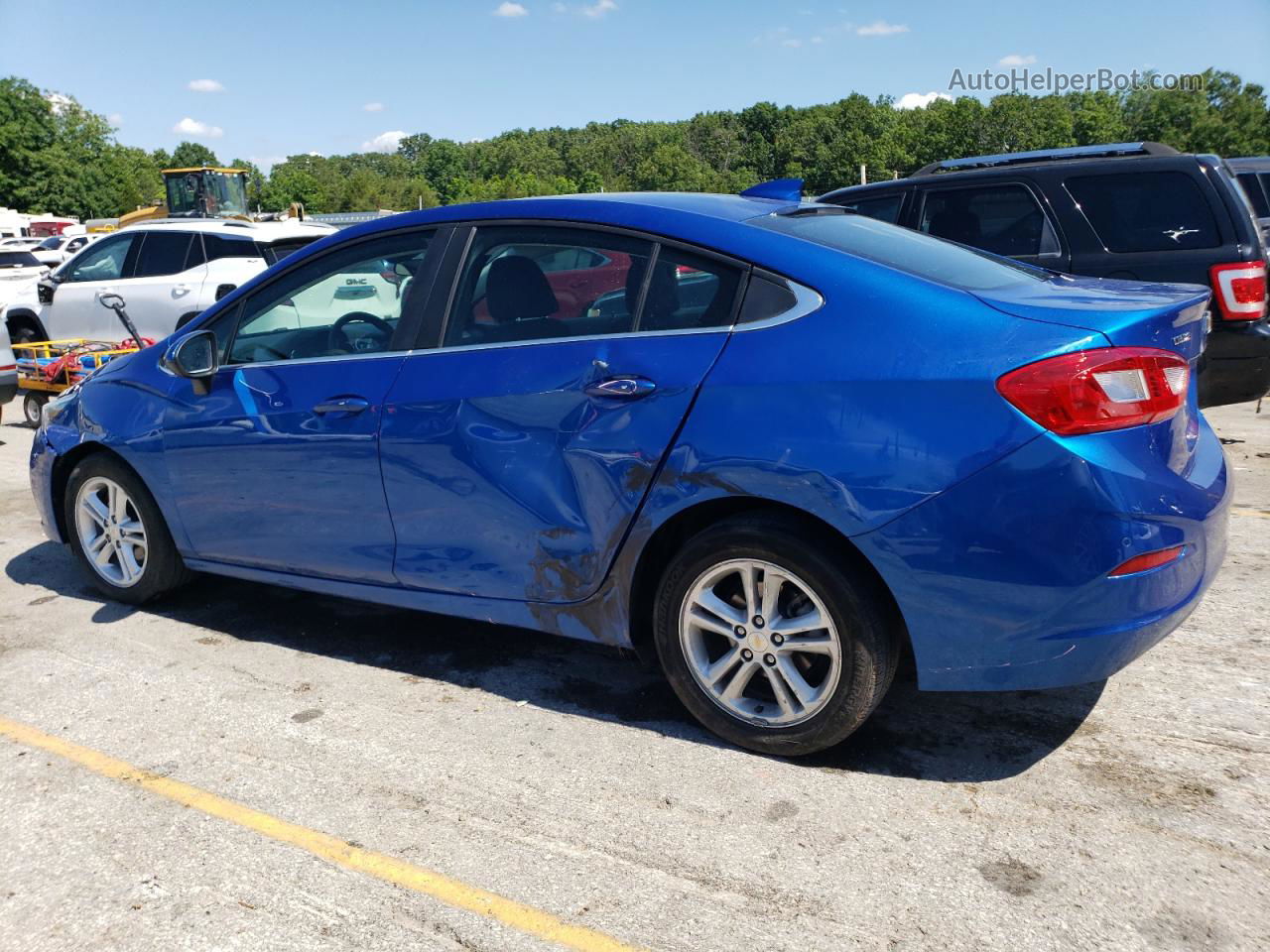 2017 Chevrolet Cruze Lt Blue vin: 1G1BE5SM2H7199023