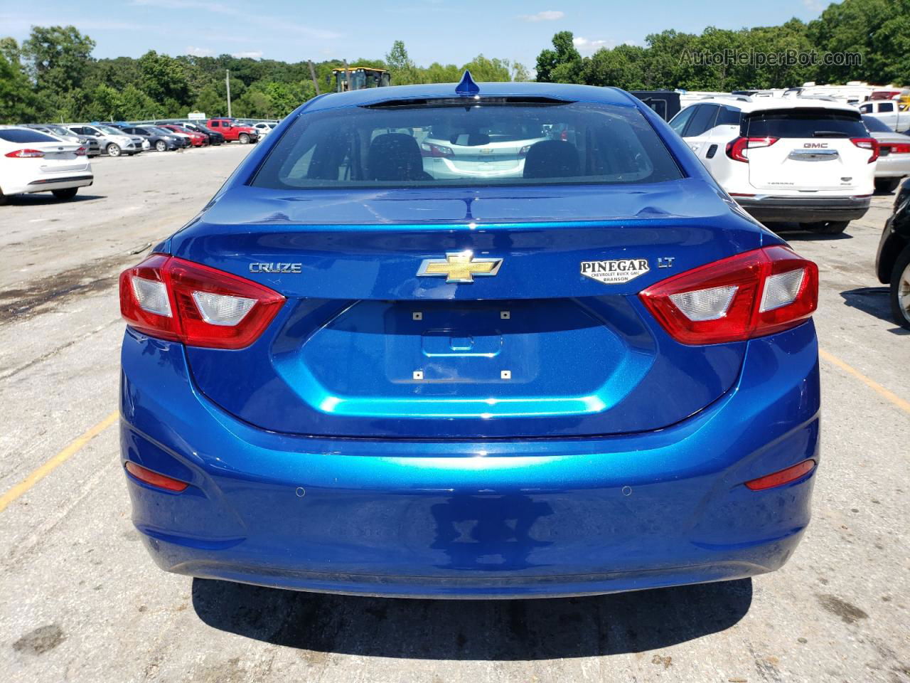 2017 Chevrolet Cruze Lt Blue vin: 1G1BE5SM2H7199023