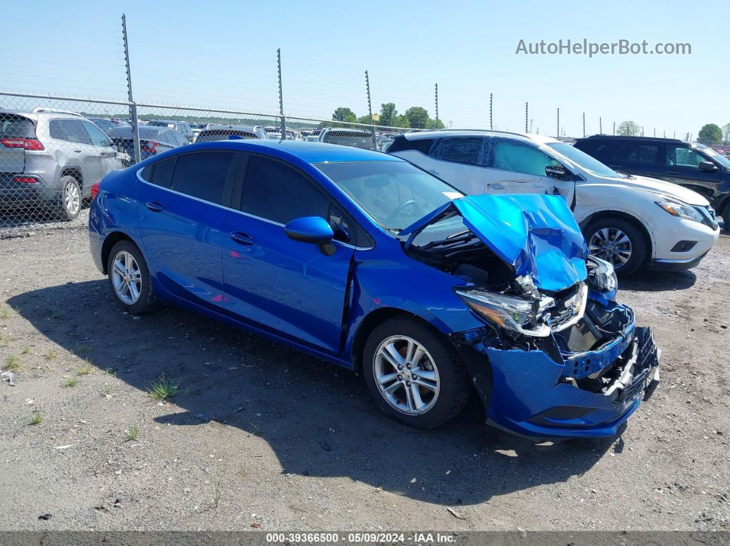 2017 Chevrolet Cruze Lt Auto Blue vin: 1G1BE5SM2H7200462