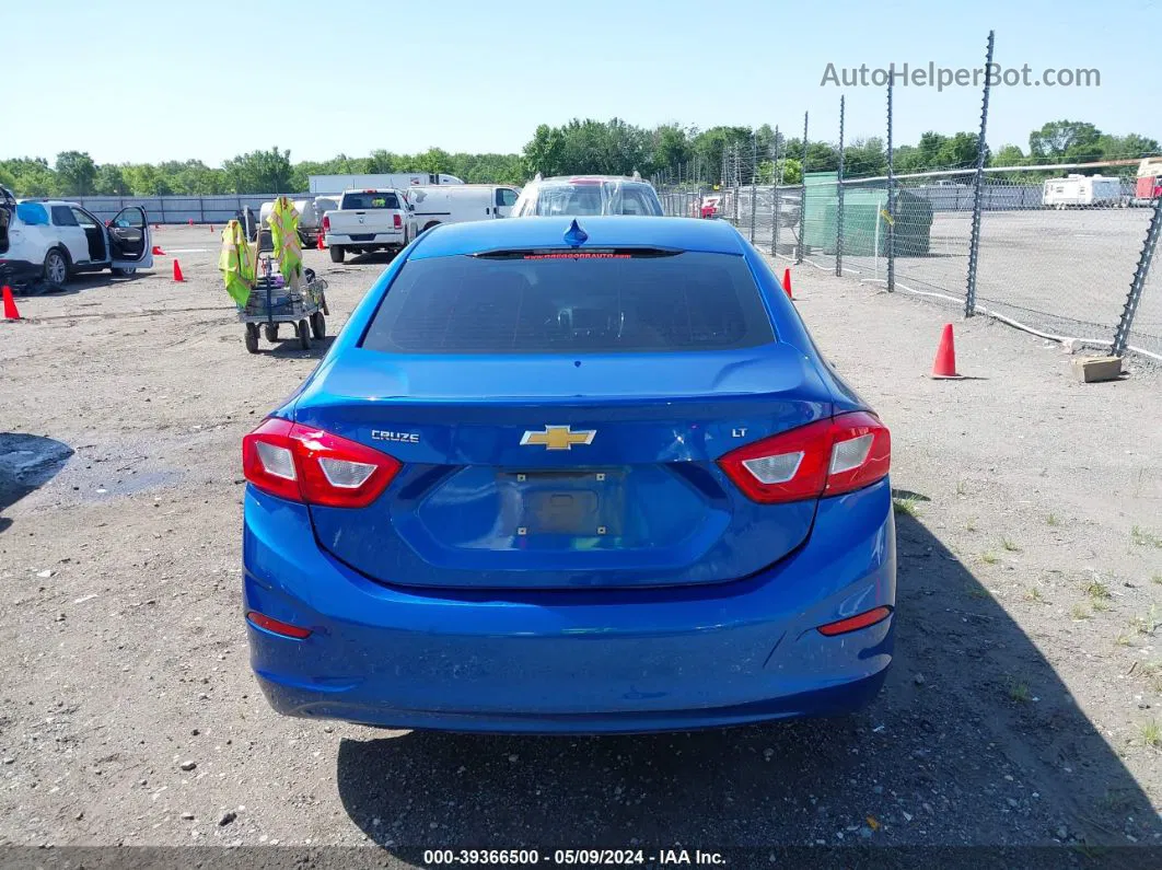 2017 Chevrolet Cruze Lt Auto Blue vin: 1G1BE5SM2H7200462