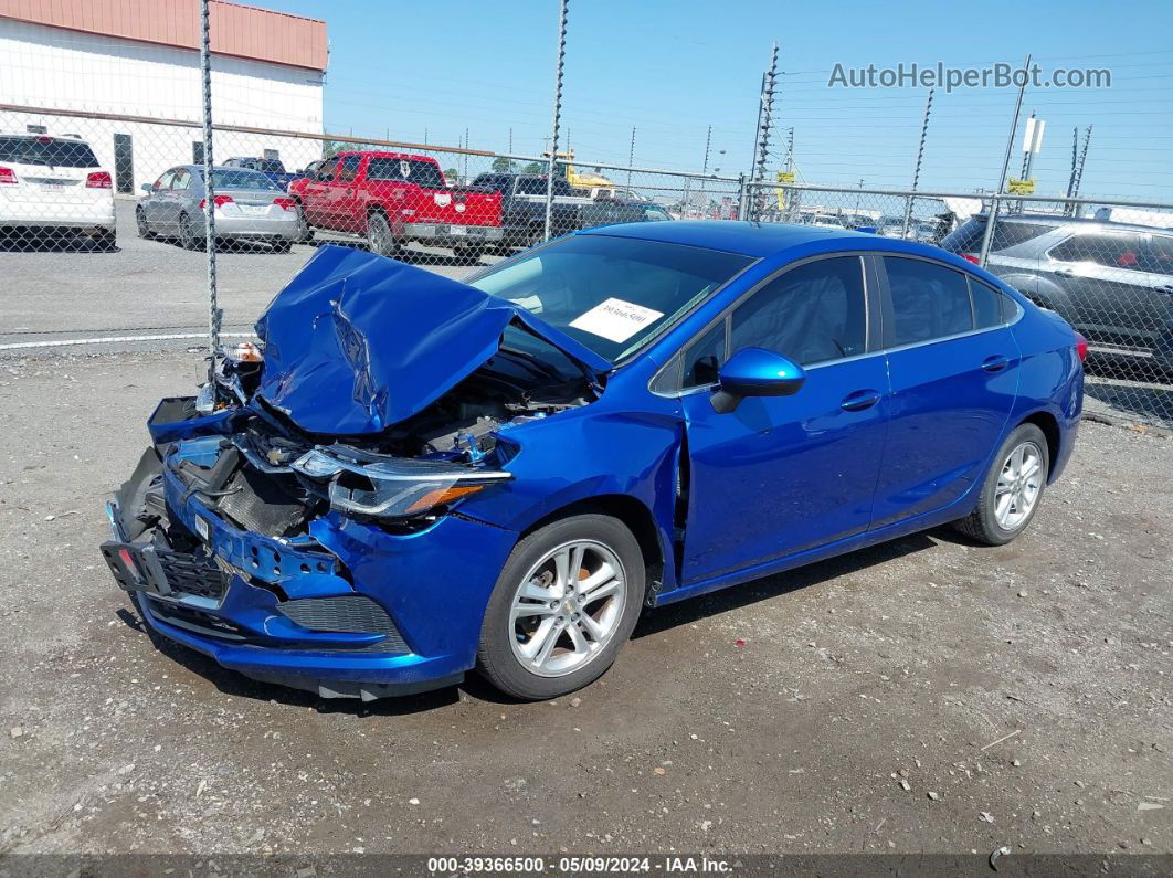 2017 Chevrolet Cruze Lt Auto Blue vin: 1G1BE5SM2H7200462