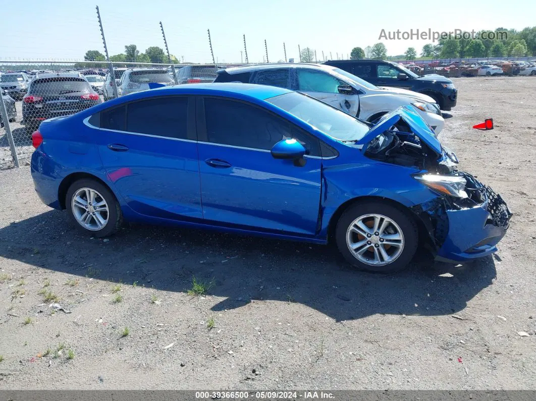 2017 Chevrolet Cruze Lt Auto Blue vin: 1G1BE5SM2H7200462