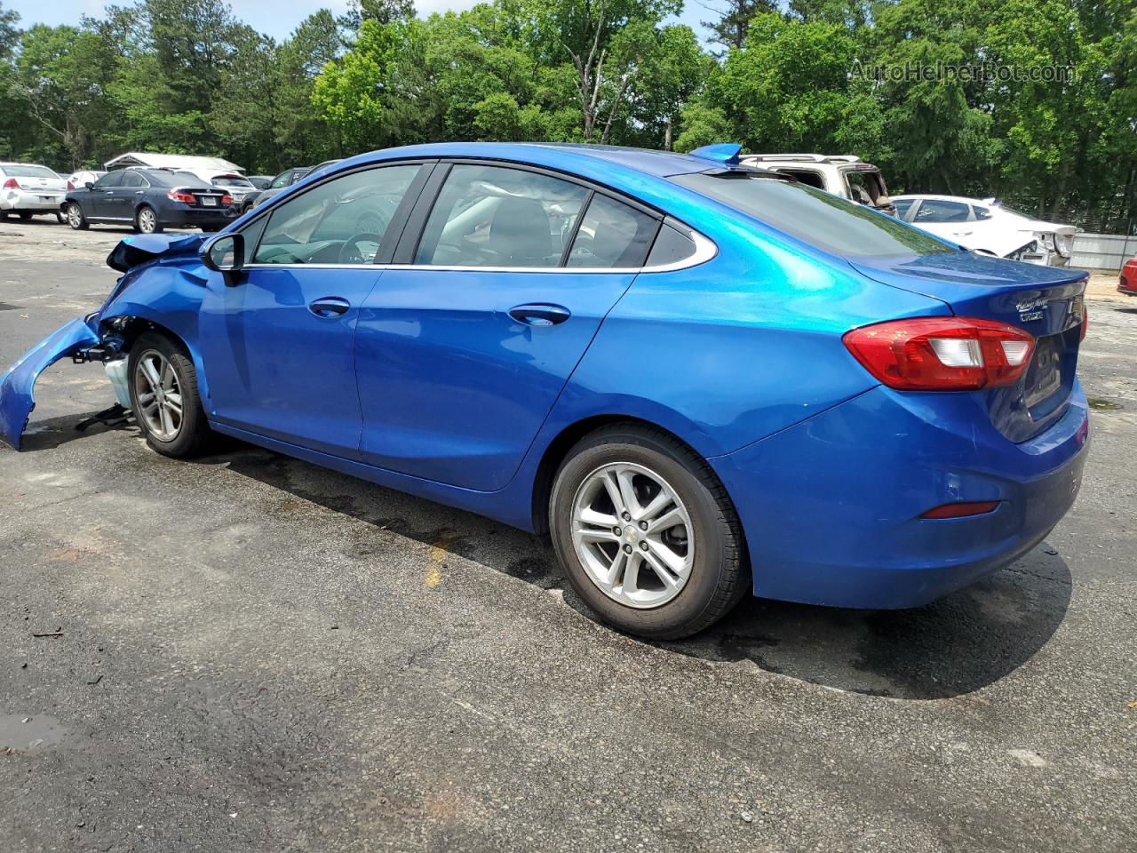 2017 Chevrolet Cruze Lt Blue vin: 1G1BE5SM2H7201174