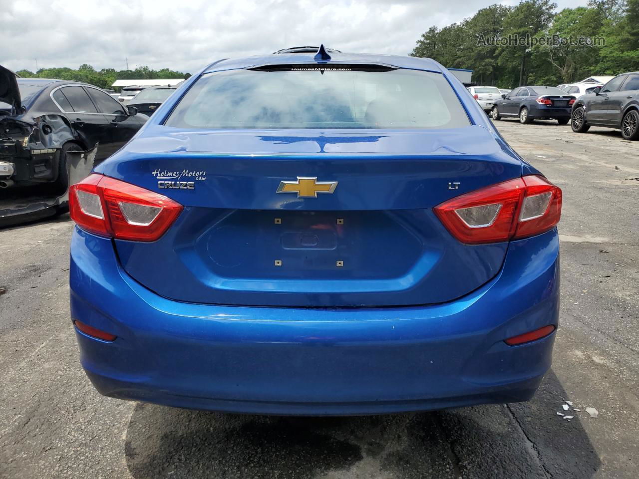 2017 Chevrolet Cruze Lt Blue vin: 1G1BE5SM2H7201174