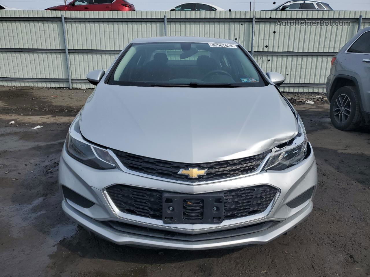 2017 Chevrolet Cruze Lt Серебряный vin: 1G1BE5SM2H7209064