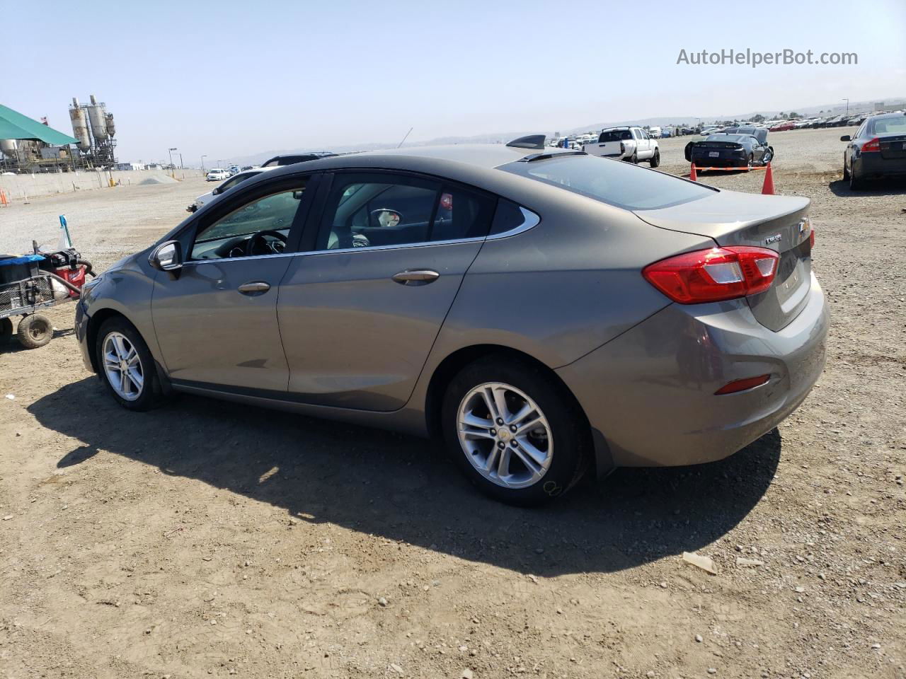 2017 Chevrolet Cruze Lt Серый vin: 1G1BE5SM2H7215334