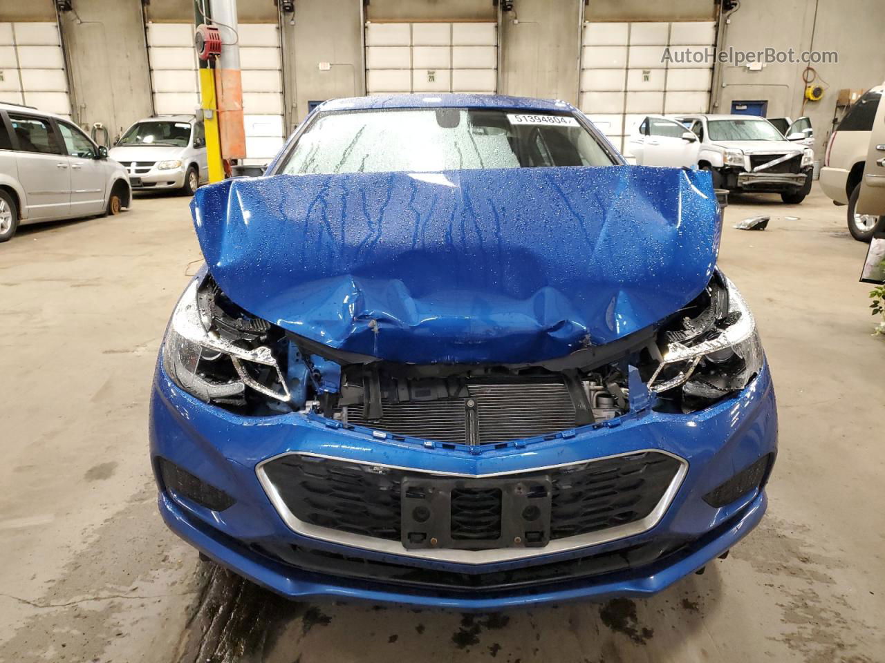 2017 Chevrolet Cruze Lt Blue vin: 1G1BE5SM2H7251914