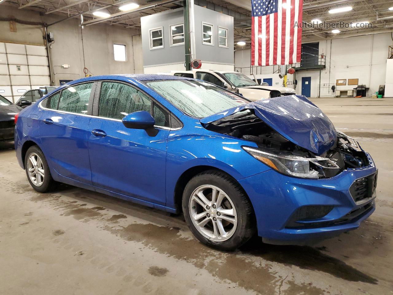 2017 Chevrolet Cruze Lt Blue vin: 1G1BE5SM2H7251914