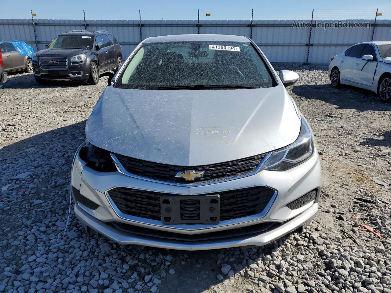 2017 Chevrolet Cruze Lt Серебряный vin: 1G1BE5SM2H7257406