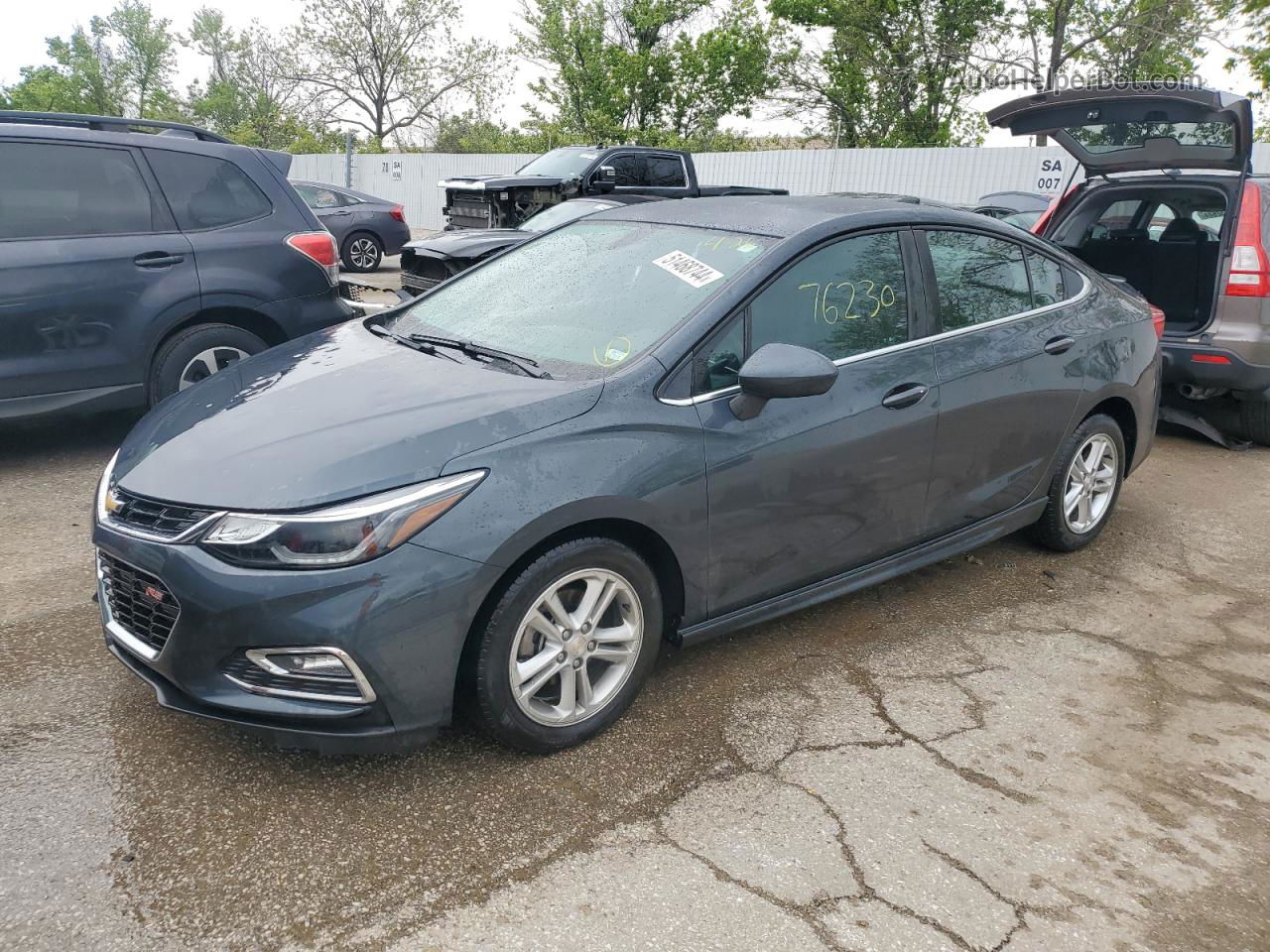 2017 Chevrolet Cruze Lt Charcoal vin: 1G1BE5SM2H7260676