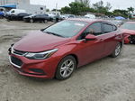 2018 Chevrolet Cruze Lt Red vin: 1G1BE5SM2J7138129