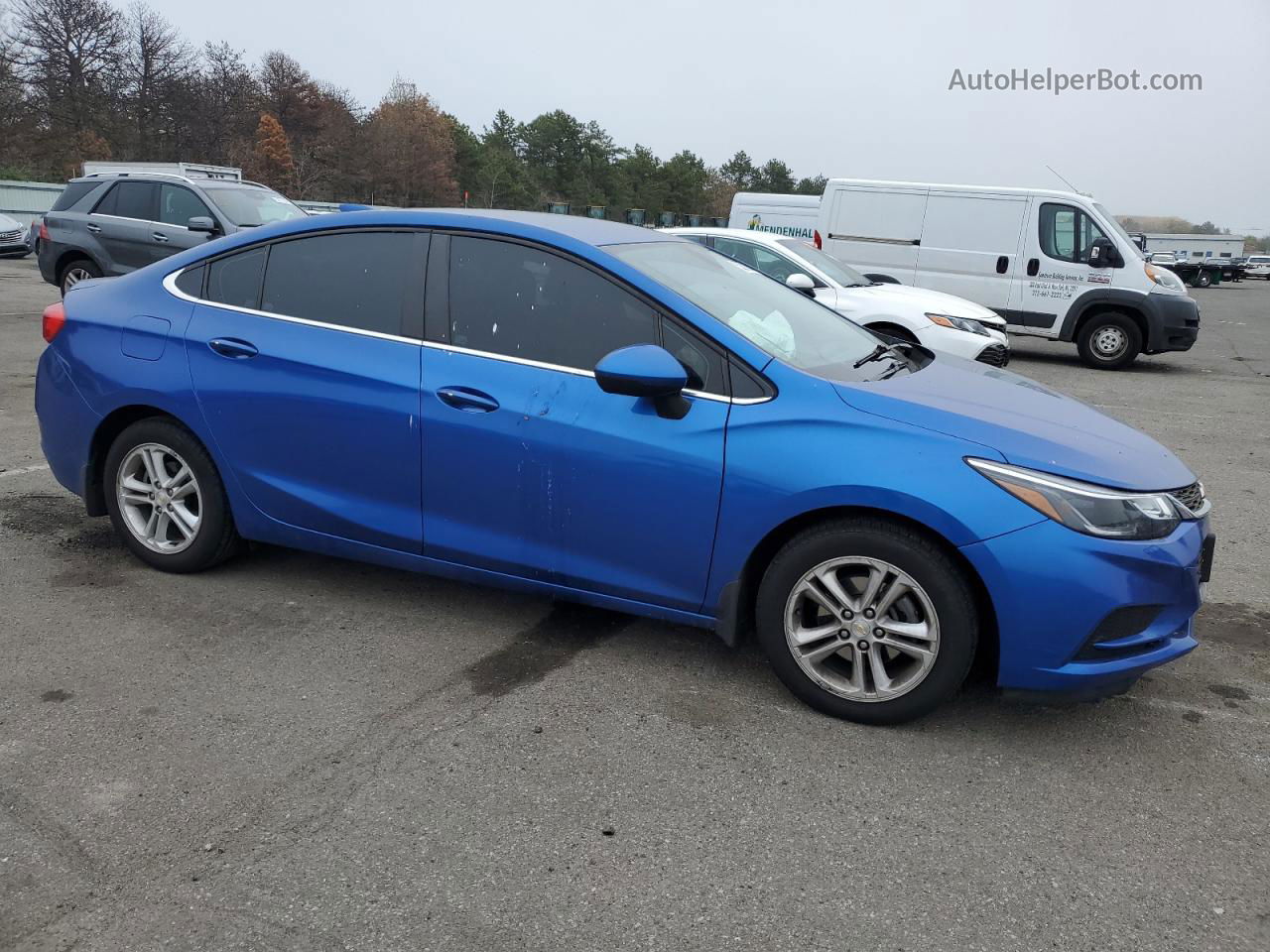 2018 Chevrolet Cruze Lt Blue vin: 1G1BE5SM2J7149602