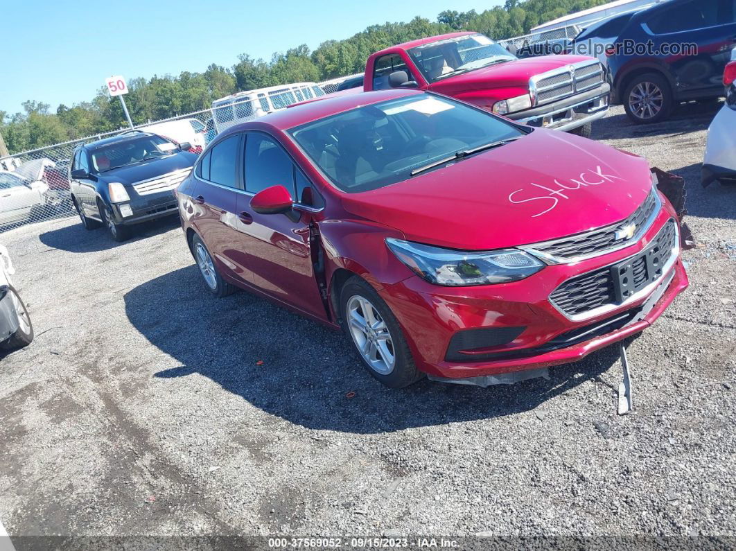 2018 Chevrolet Cruze Lt Burgundy vin: 1G1BE5SM2J7208597