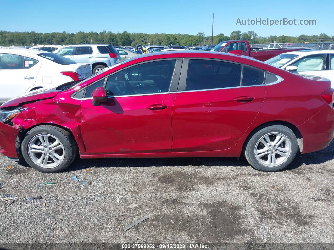 2018 Chevrolet Cruze Lt Burgundy vin: 1G1BE5SM2J7208597