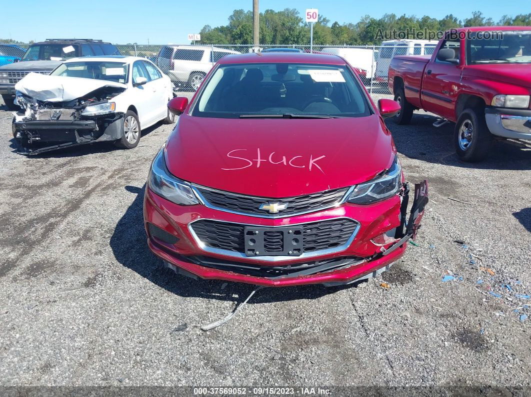 2018 Chevrolet Cruze Lt Burgundy vin: 1G1BE5SM2J7208597