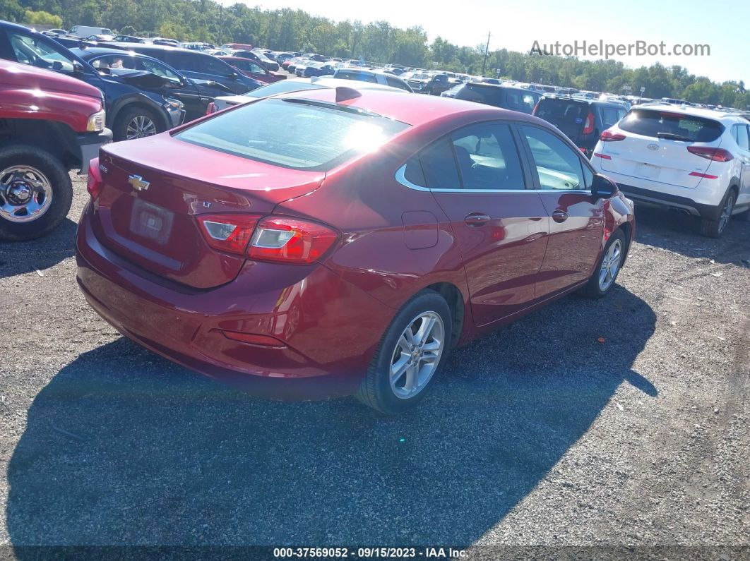 2018 Chevrolet Cruze Lt Burgundy vin: 1G1BE5SM2J7208597