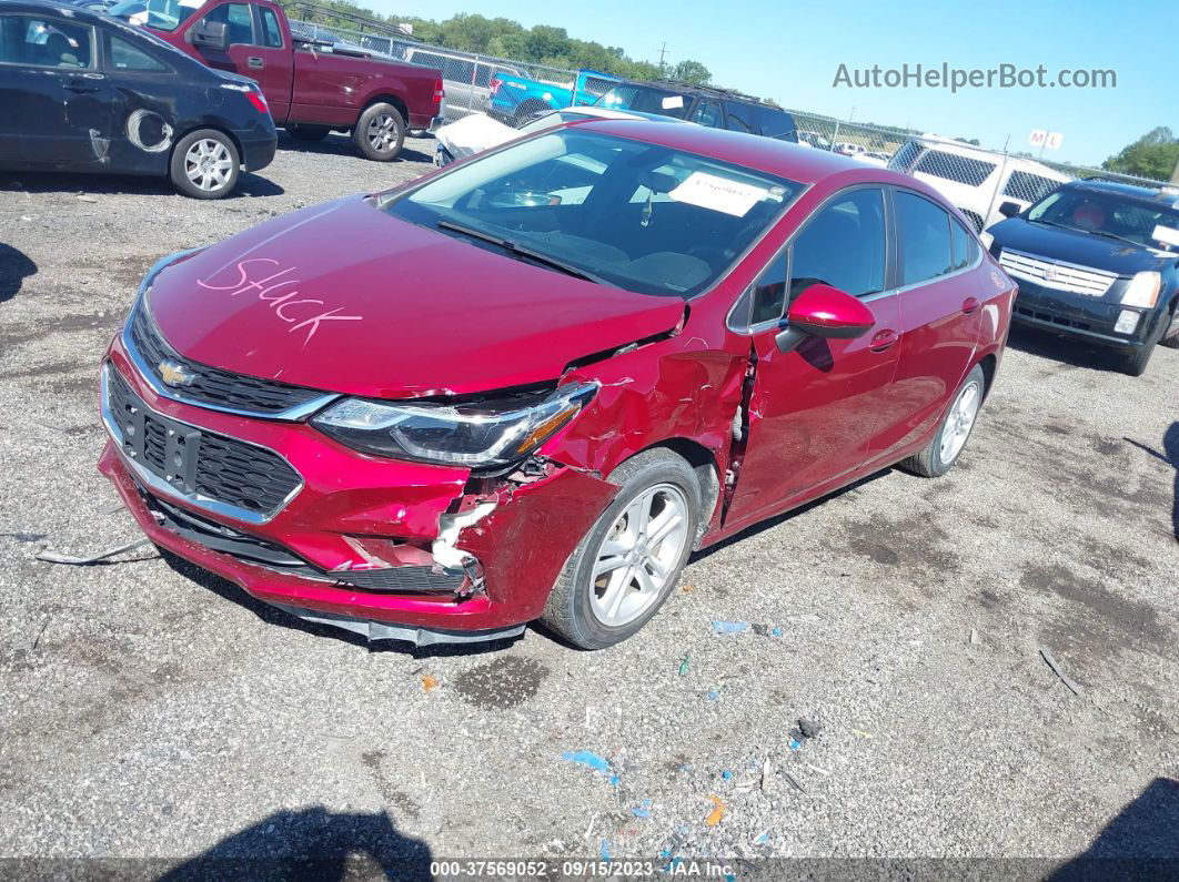 2018 Chevrolet Cruze Lt Burgundy vin: 1G1BE5SM2J7208597