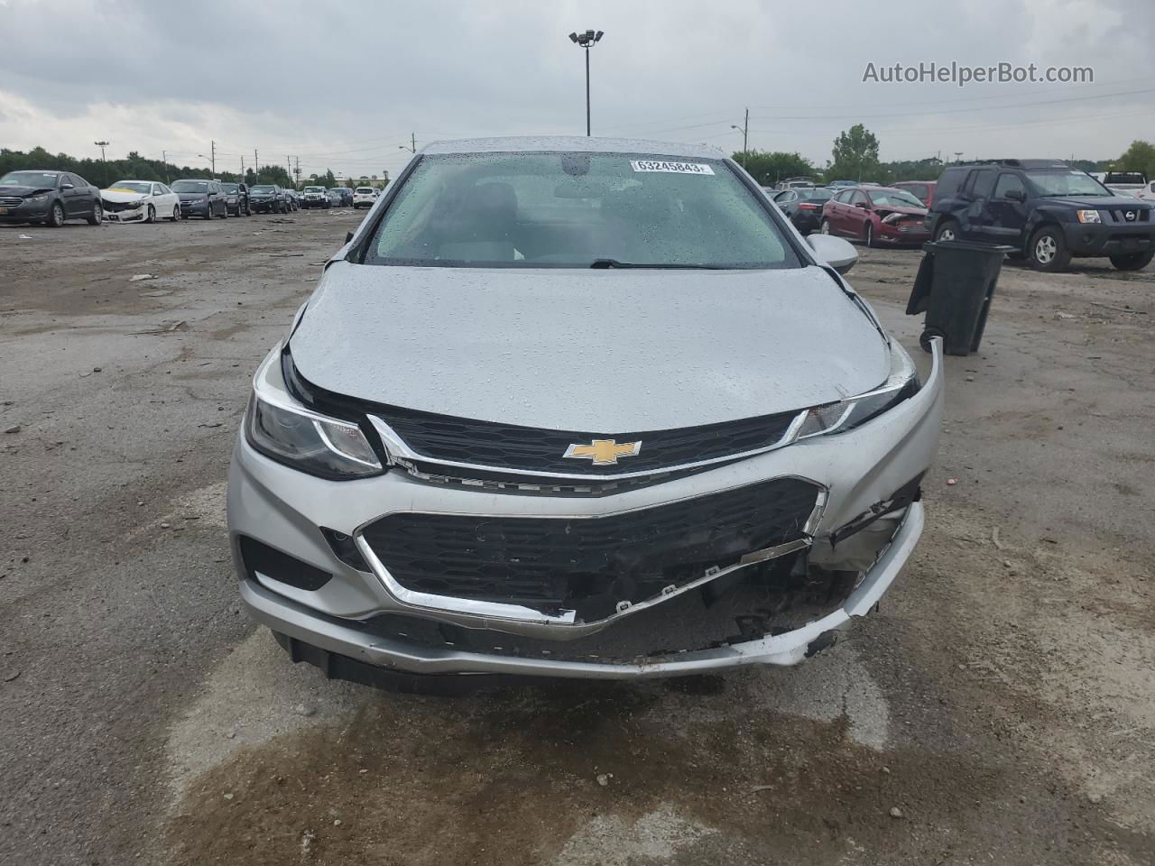 2018 Chevrolet Cruze Lt Silver vin: 1G1BE5SM2J7234875