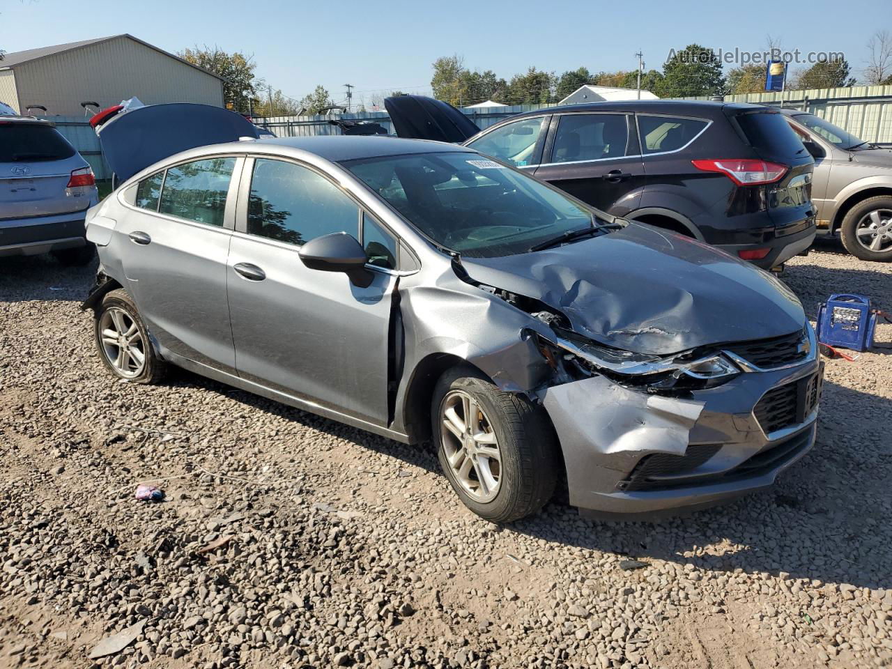 2018 Chevrolet Cruze Lt Silver vin: 1G1BE5SM2J7240725