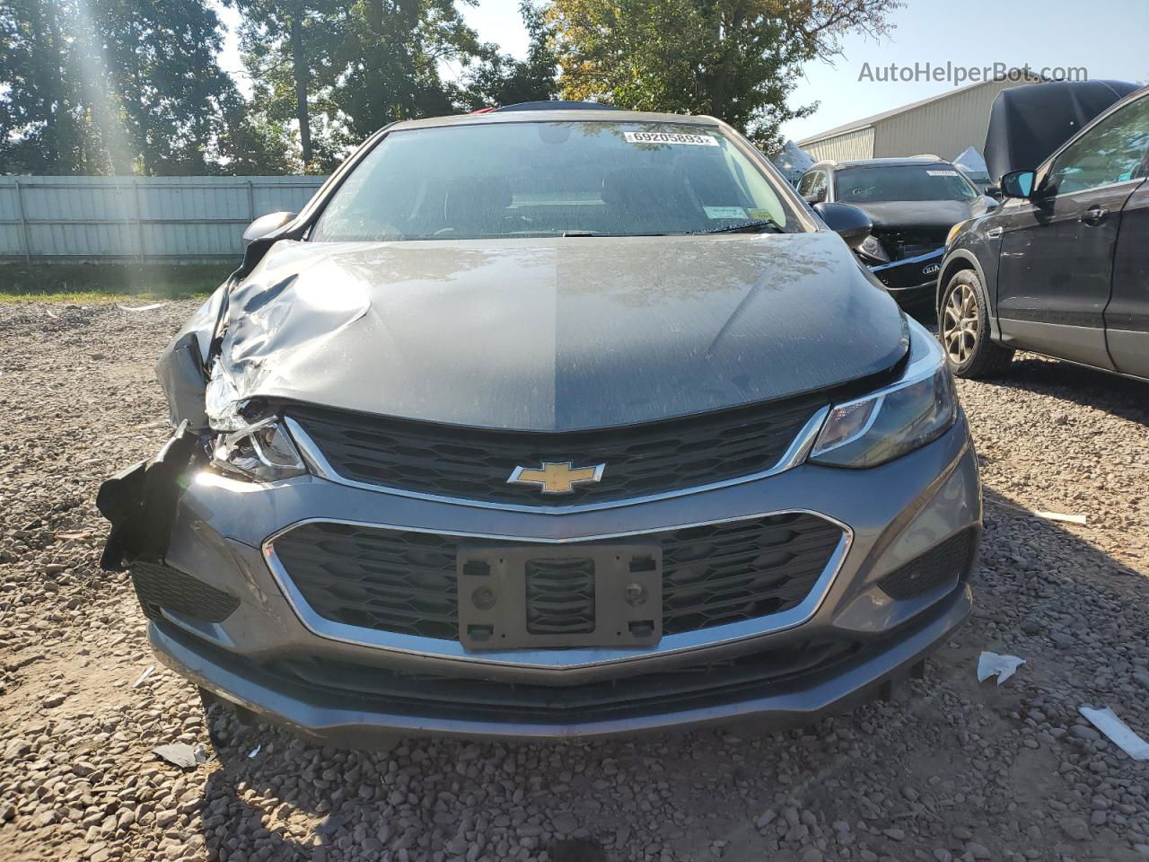 2018 Chevrolet Cruze Lt Silver vin: 1G1BE5SM2J7240725