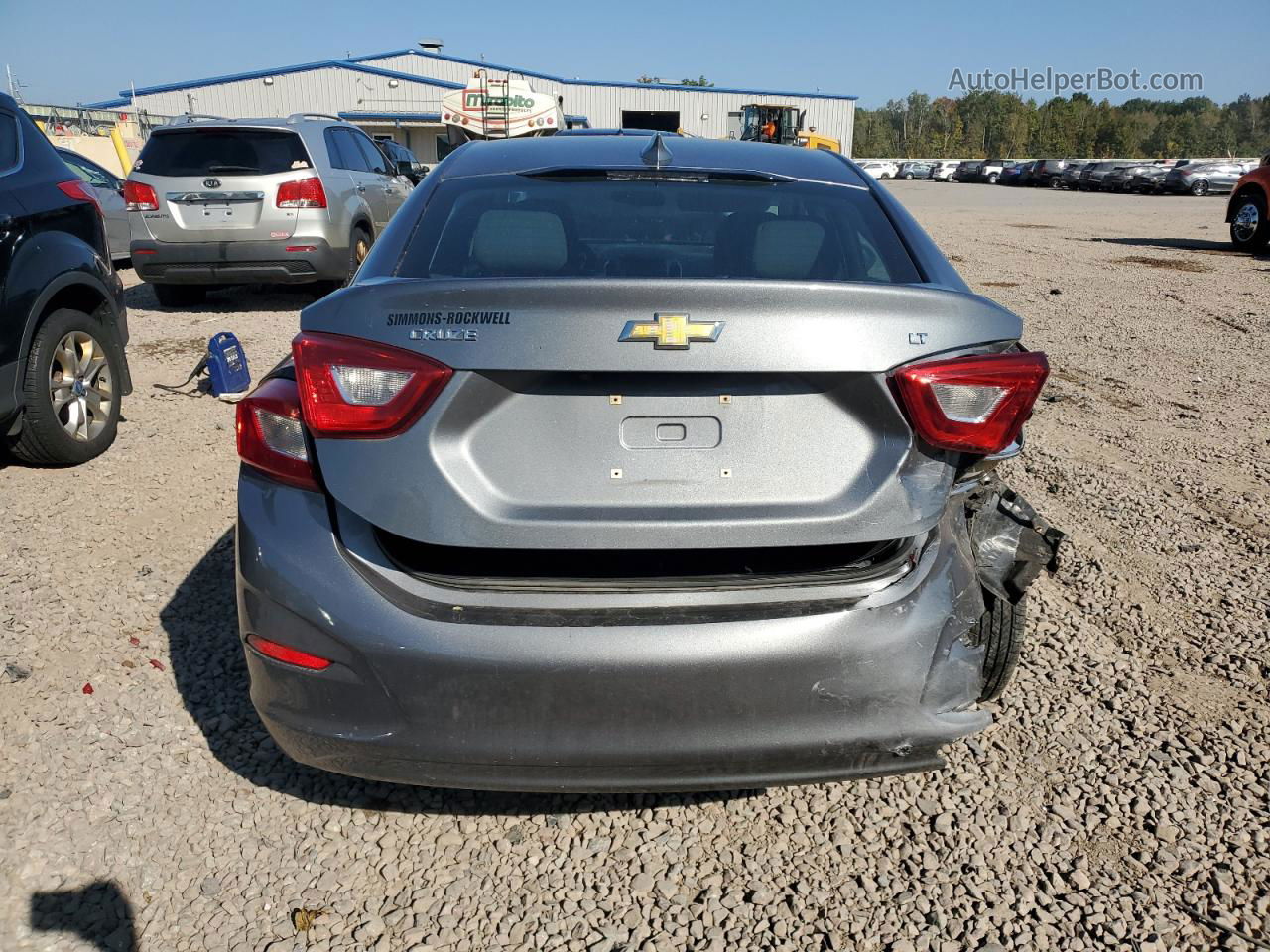 2018 Chevrolet Cruze Lt Silver vin: 1G1BE5SM2J7240725