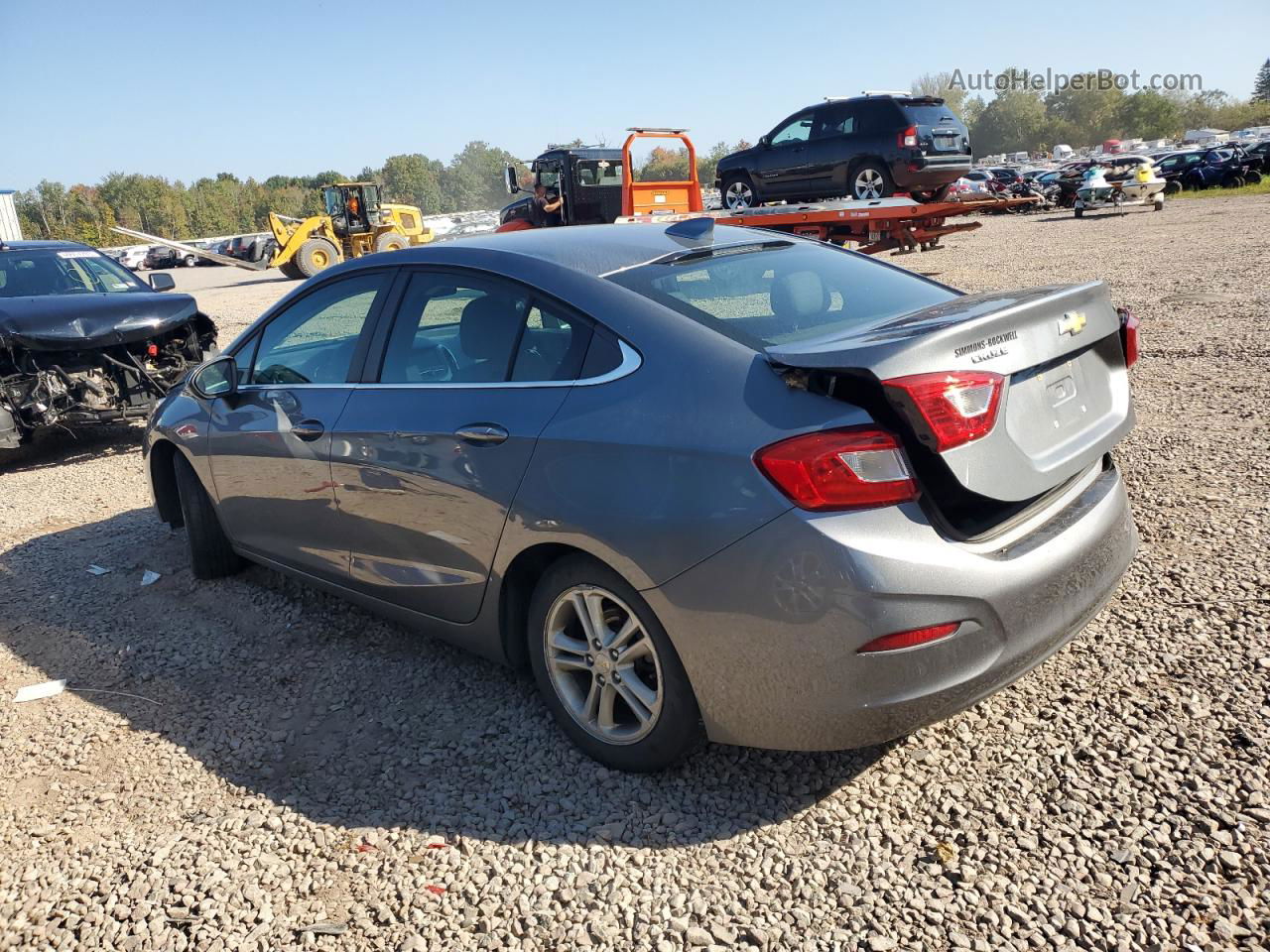 2018 Chevrolet Cruze Lt Silver vin: 1G1BE5SM2J7240725