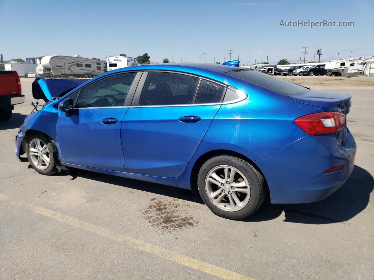 2016 Chevrolet Cruze Lt Blue vin: 1G1BE5SM3G7258692