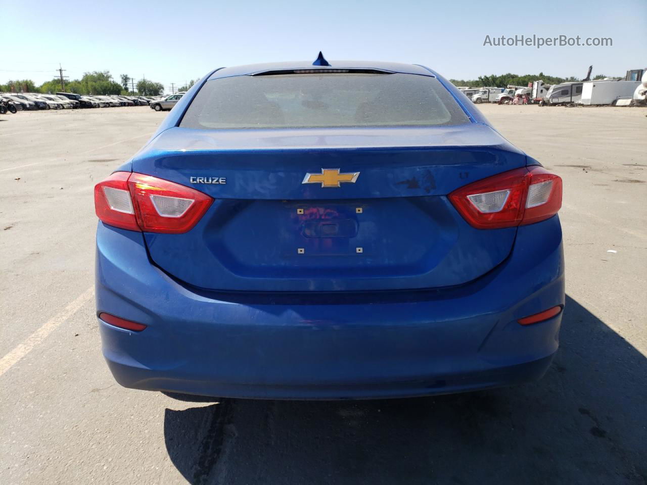 2016 Chevrolet Cruze Lt Blue vin: 1G1BE5SM3G7258692