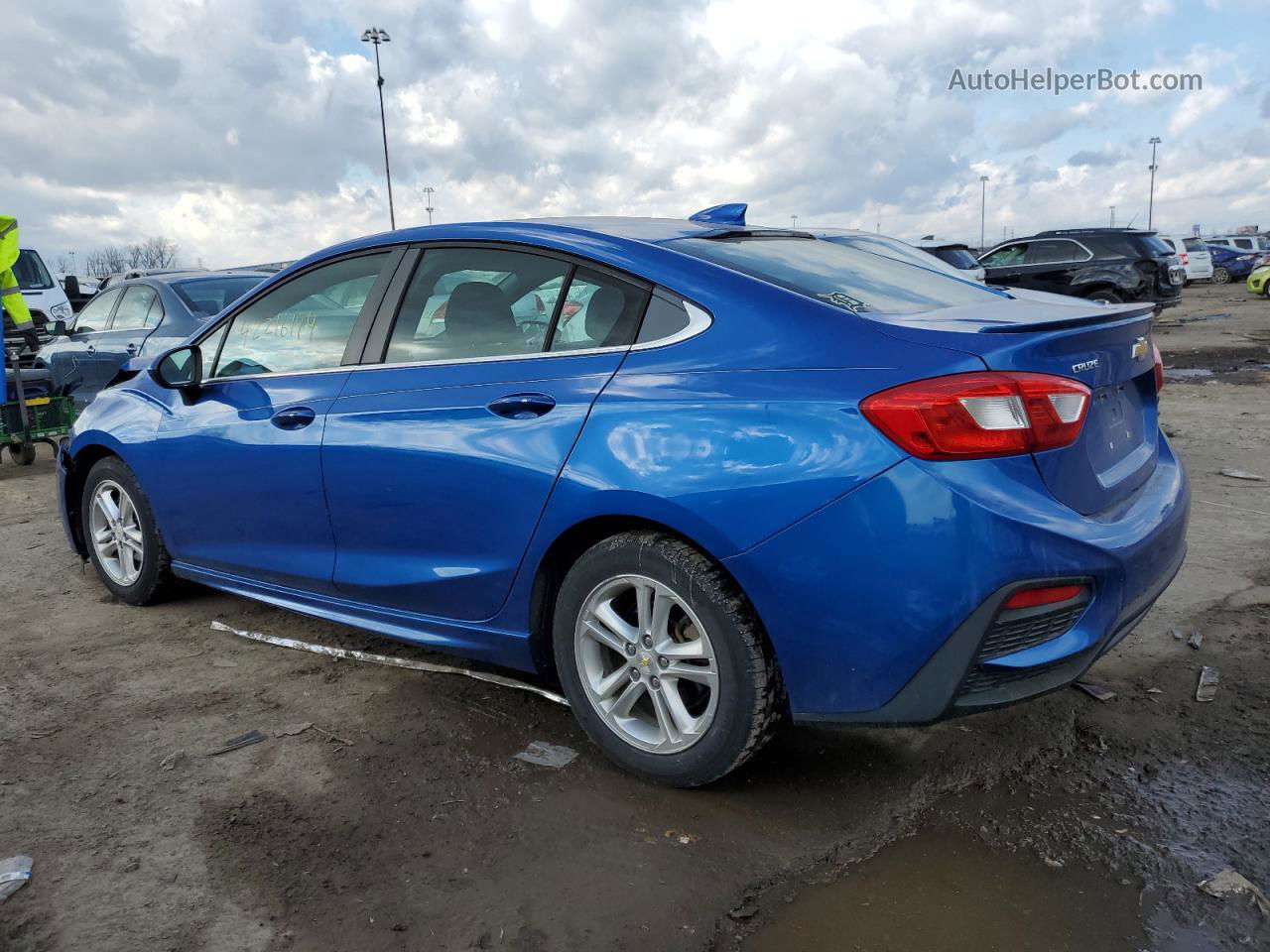 2016 Chevrolet Cruze Lt Blue vin: 1G1BE5SM3G7270180