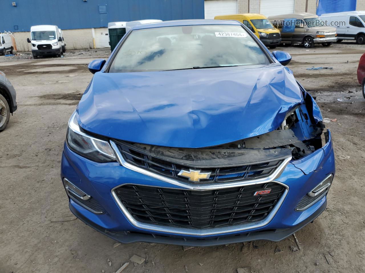 2016 Chevrolet Cruze Lt Blue vin: 1G1BE5SM3G7270180