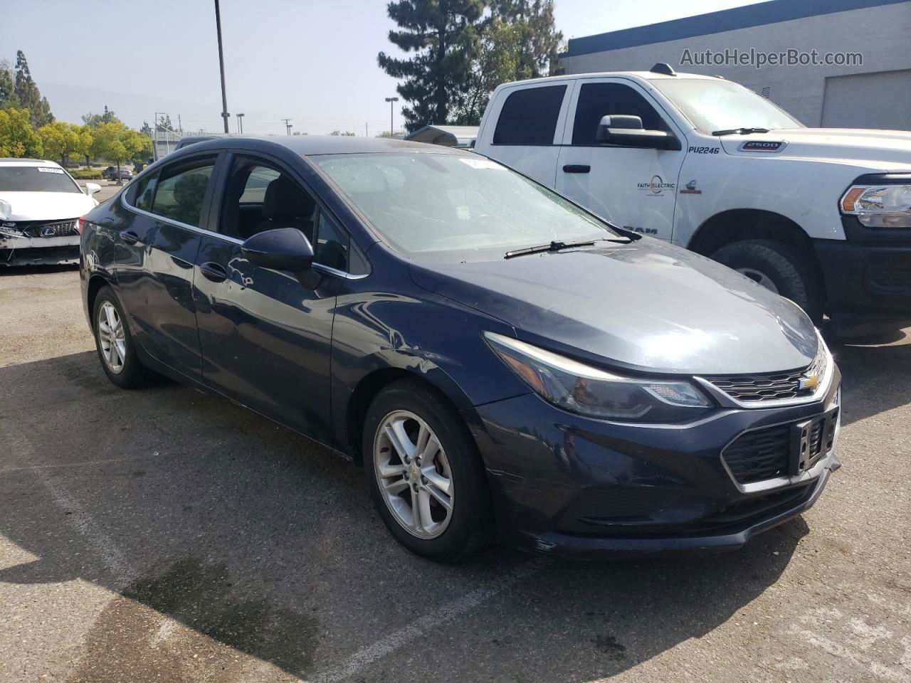 2016 Chevrolet Cruze Lt Blue vin: 1G1BE5SM3G7285648