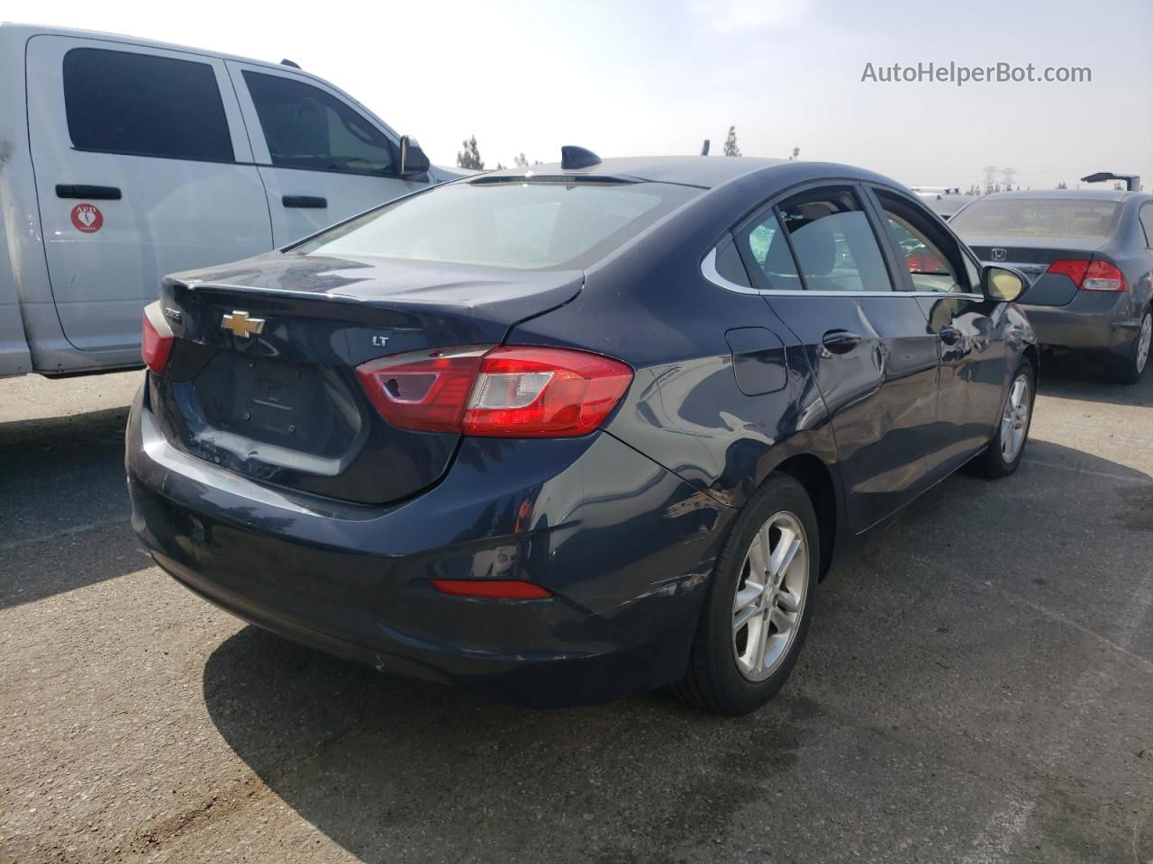 2016 Chevrolet Cruze Lt Blue vin: 1G1BE5SM3G7285648