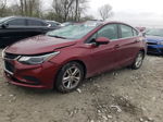 2016 Chevrolet Cruze Lt Burgundy vin: 1G1BE5SM3G7304151