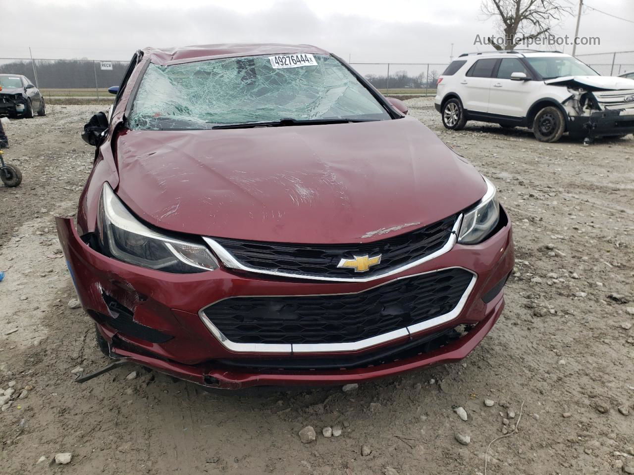 2016 Chevrolet Cruze Lt Burgundy vin: 1G1BE5SM3G7304151