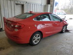 2016 Chevrolet Cruze Lt Красный vin: 1G1BE5SM3G7310872