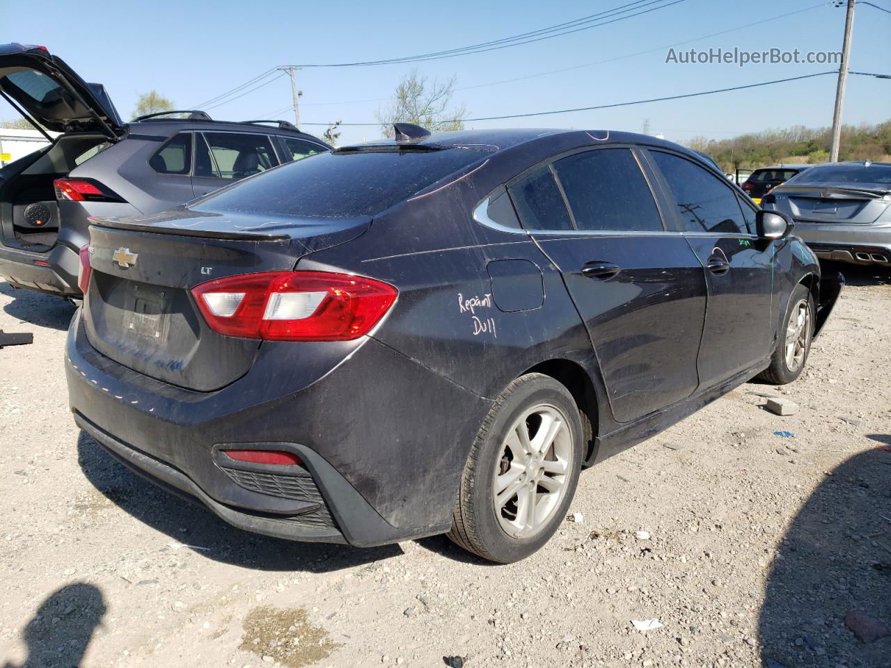 2016 Chevrolet Cruze Lt Черный vin: 1G1BE5SM3G7318440