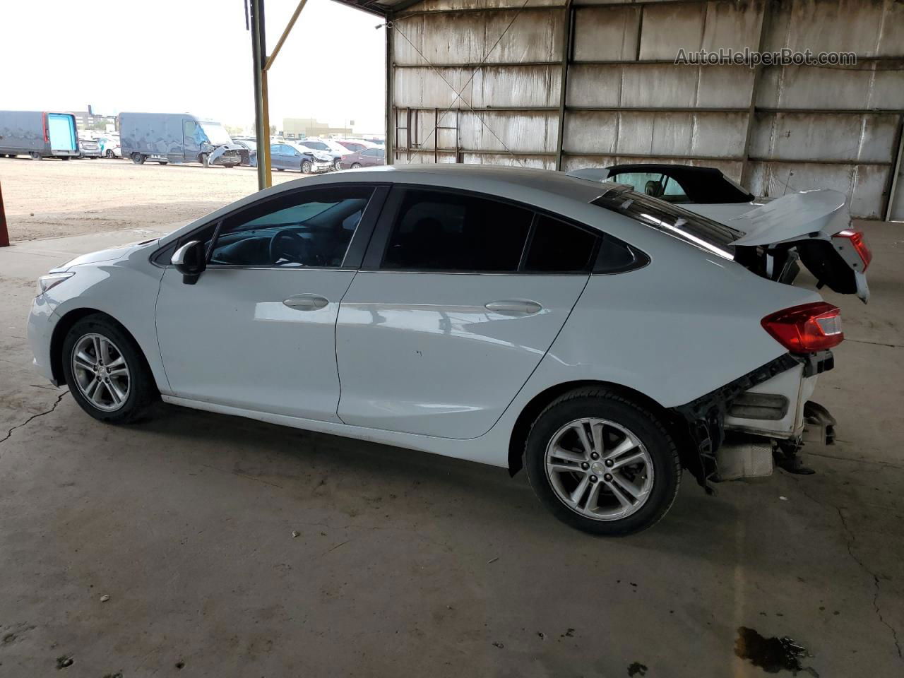 2017 Chevrolet Cruze Lt White vin: 1G1BE5SM3H7102394