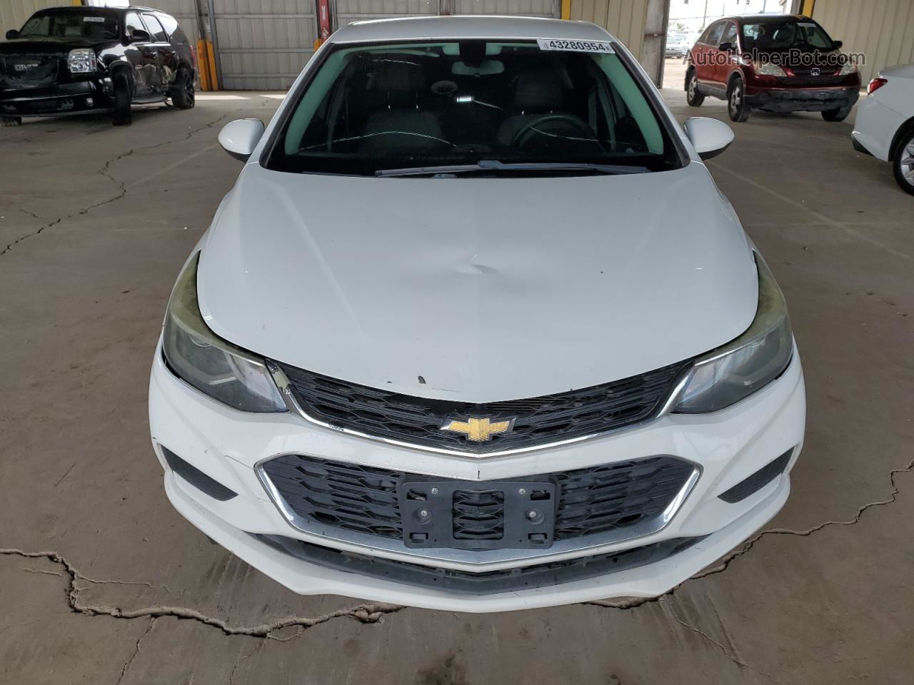 2017 Chevrolet Cruze Lt White vin: 1G1BE5SM3H7102394