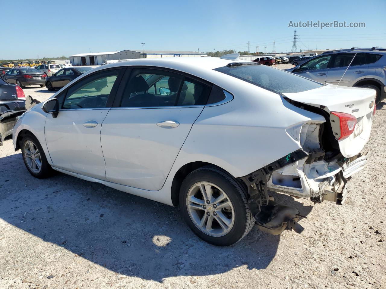 2017 Chevrolet Cruze Lt White vin: 1G1BE5SM3H7121740