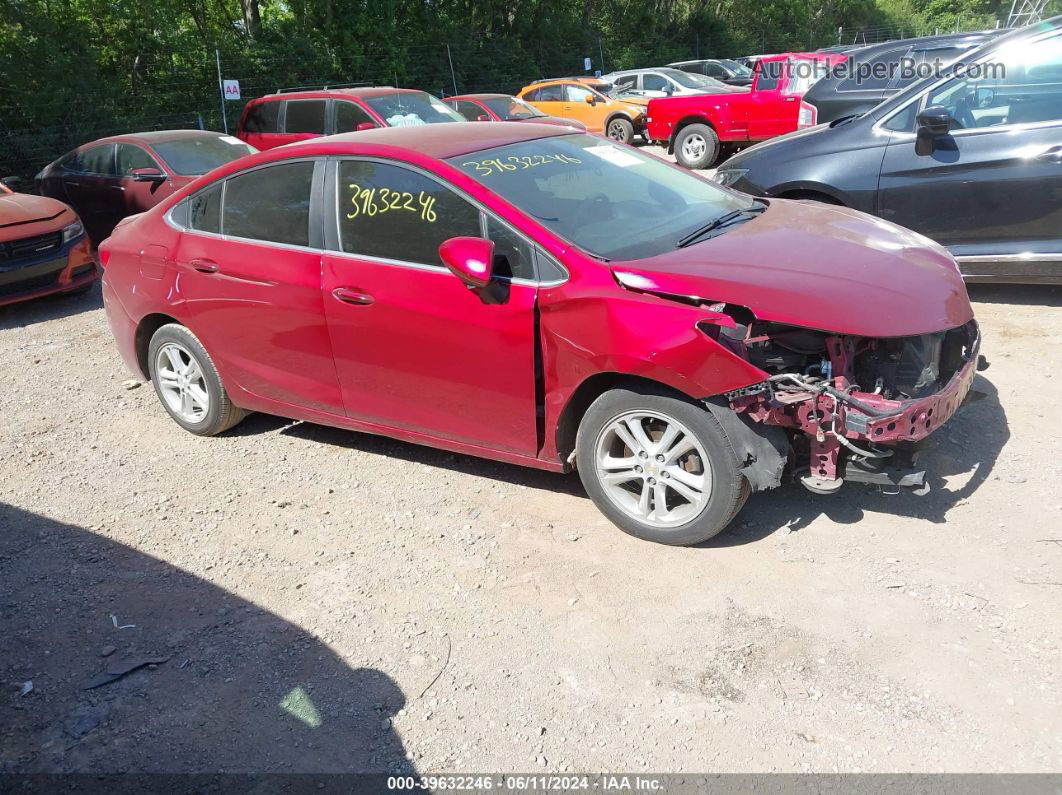 2017 Chevrolet Cruze Lt Auto Red vin: 1G1BE5SM3H7154754