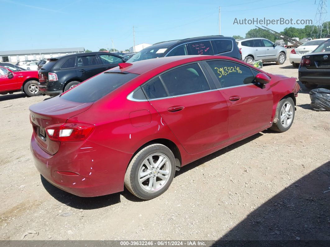 2017 Chevrolet Cruze Lt Auto Red vin: 1G1BE5SM3H7154754