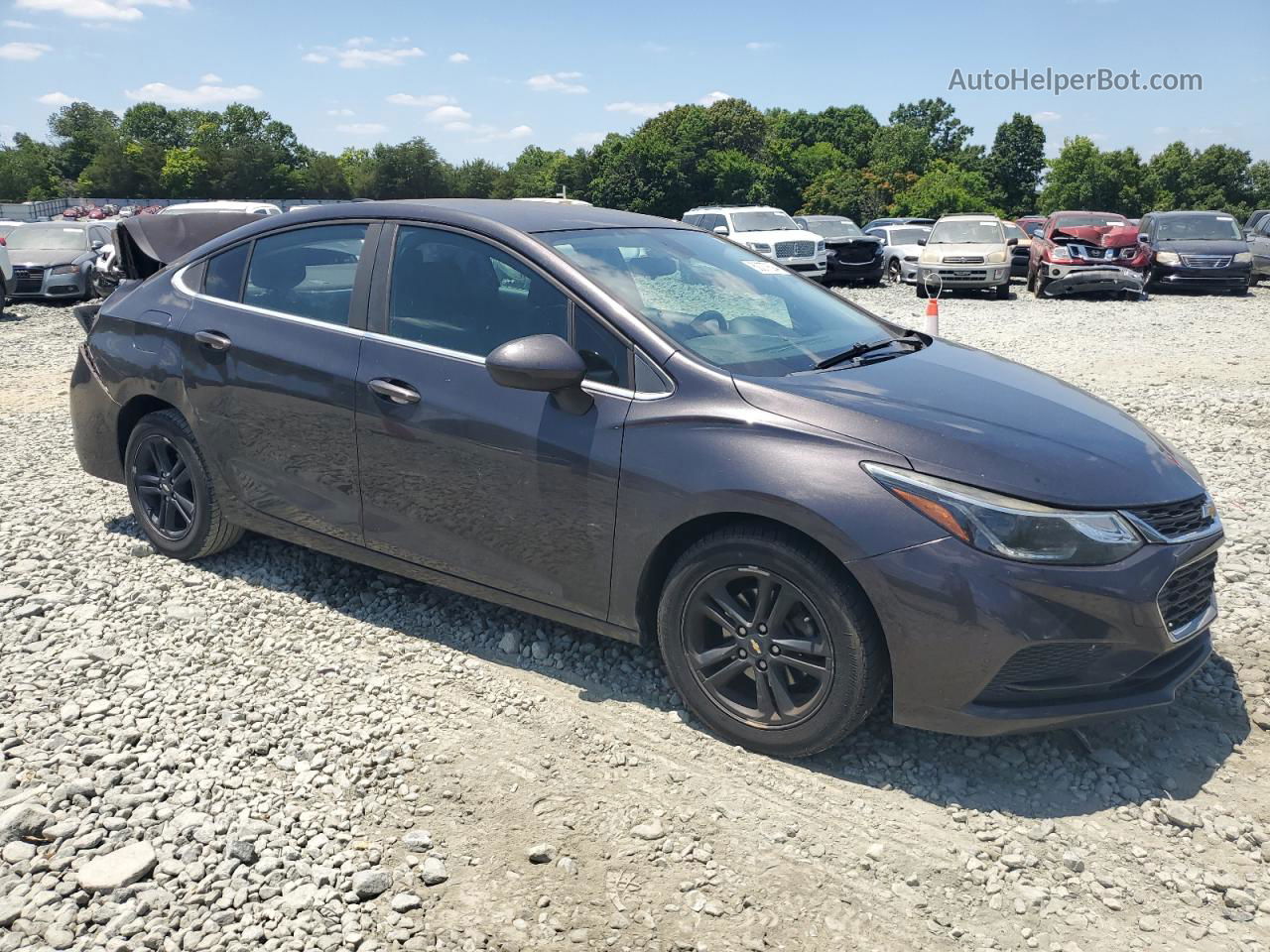 2017 Chevrolet Cruze Lt Черный vin: 1G1BE5SM3H7162837