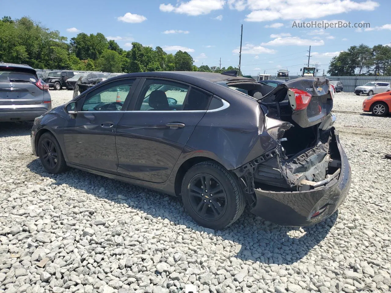 2017 Chevrolet Cruze Lt Черный vin: 1G1BE5SM3H7162837