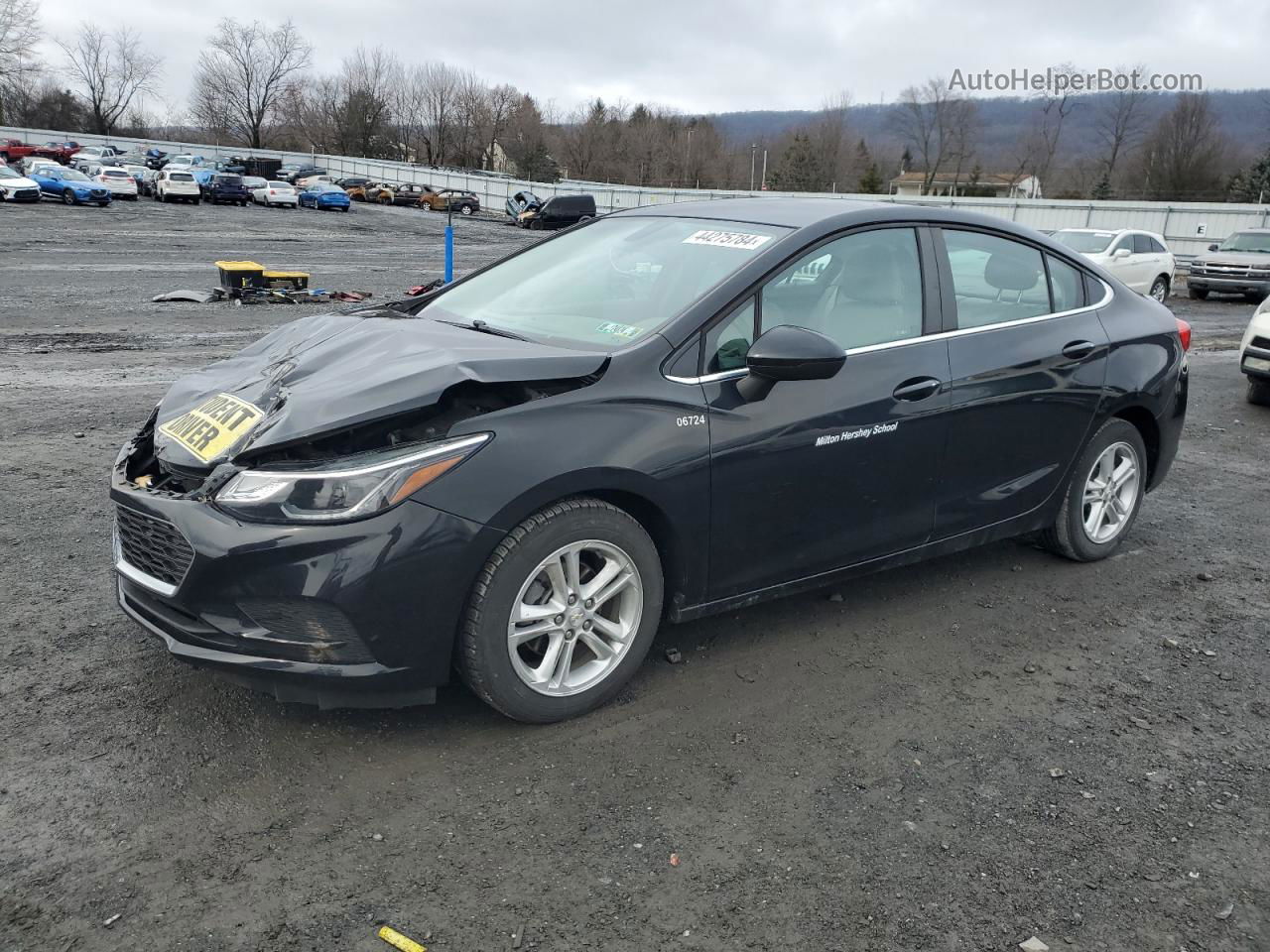 2017 Chevrolet Cruze Lt Черный vin: 1G1BE5SM3H7188628