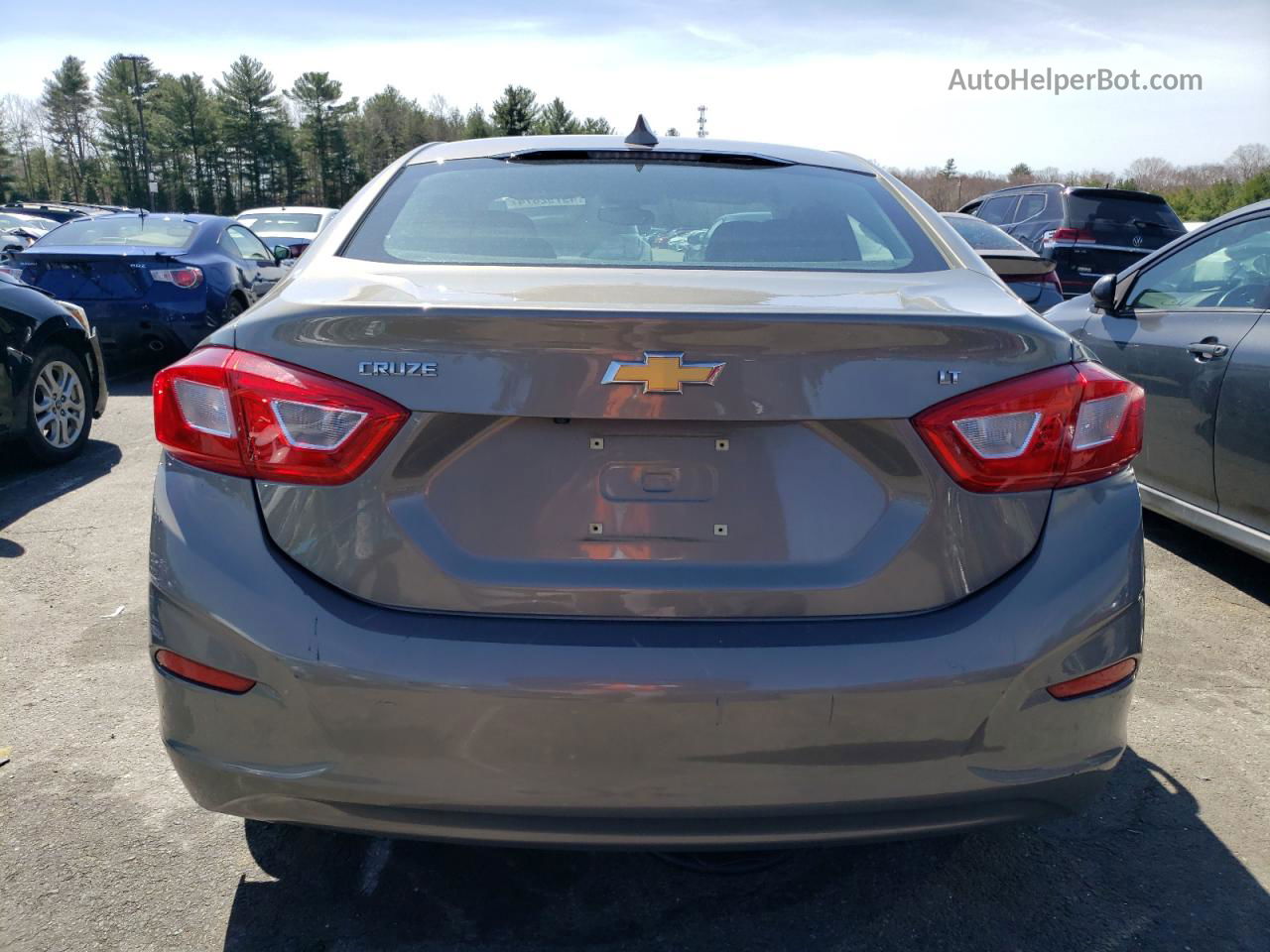 2017 Chevrolet Cruze Lt Серый vin: 1G1BE5SM3H7215360