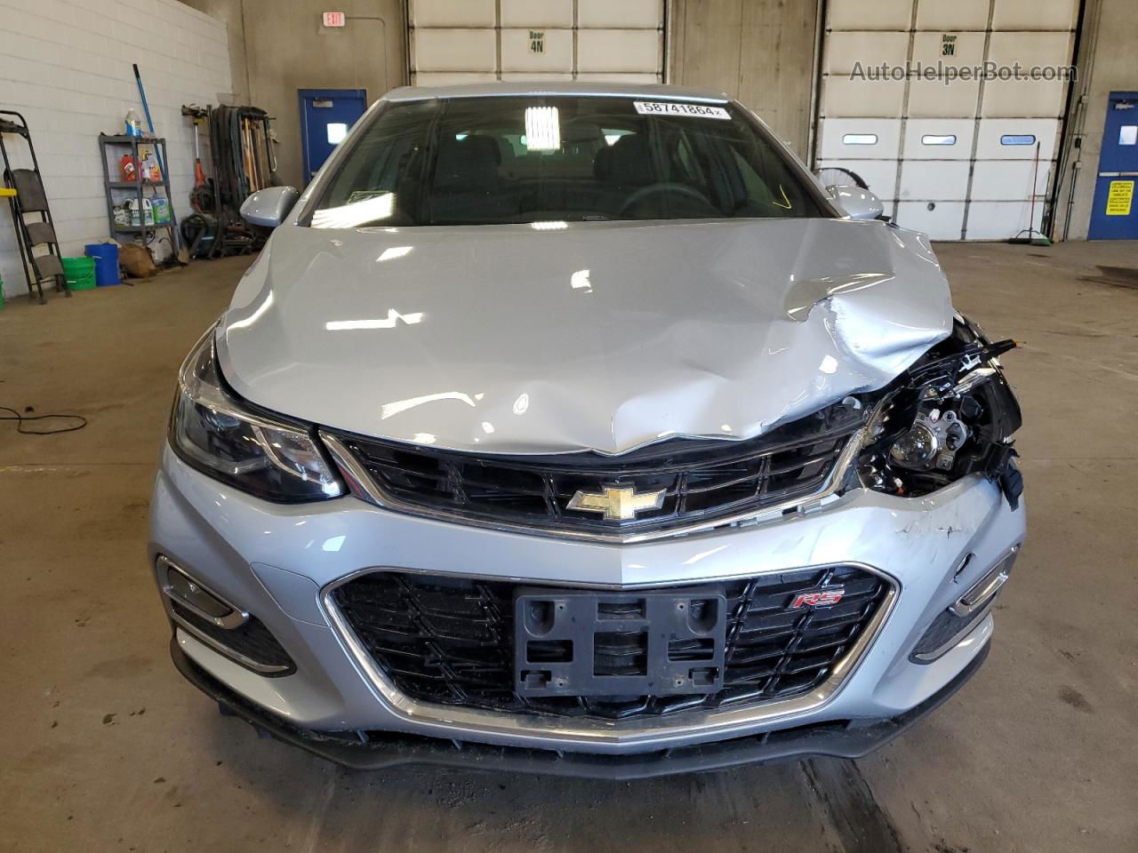 2017 Chevrolet Cruze Lt Silver vin: 1G1BE5SM3H7217335