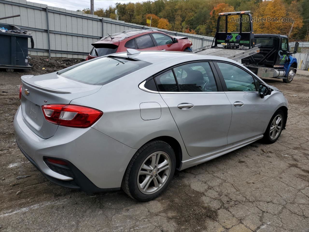 2017 Chevrolet Cruze Lt Серебряный vin: 1G1BE5SM3H7219330