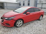 2017 Chevrolet Cruze Lt Red vin: 1G1BE5SM3H7229744