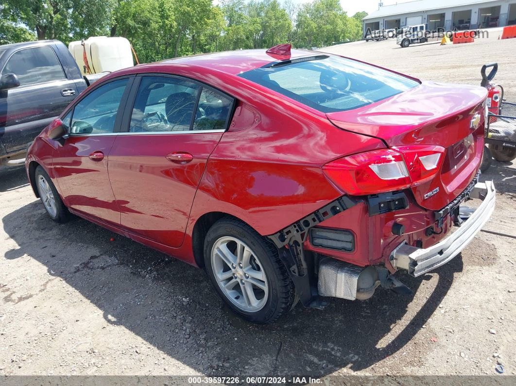 2017 Chevrolet Cruze Lt Auto Red vin: 1G1BE5SM3H7240033