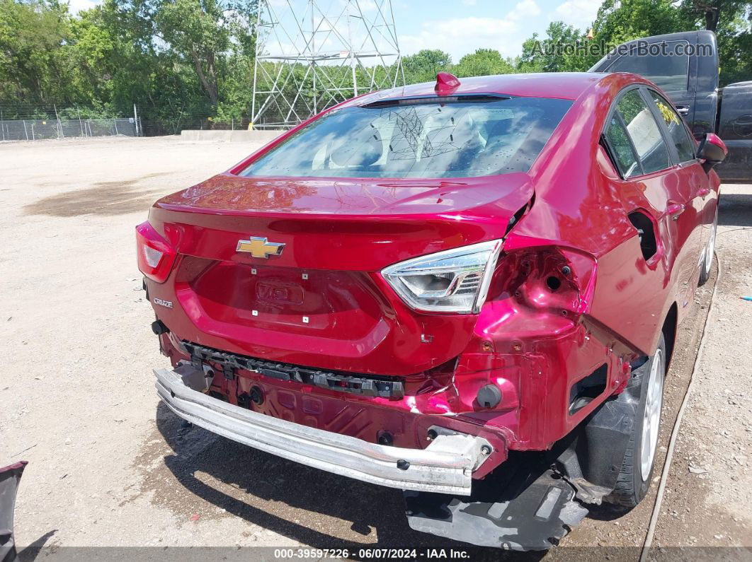 2017 Chevrolet Cruze Lt Auto Red vin: 1G1BE5SM3H7240033